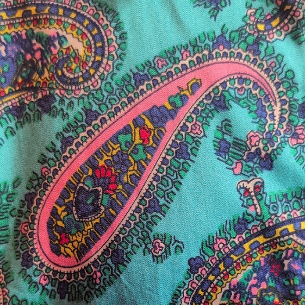 Talbots Paisley Button Down - Picture 2 of 4
